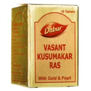 dabur vasant kusumakar ras with gold